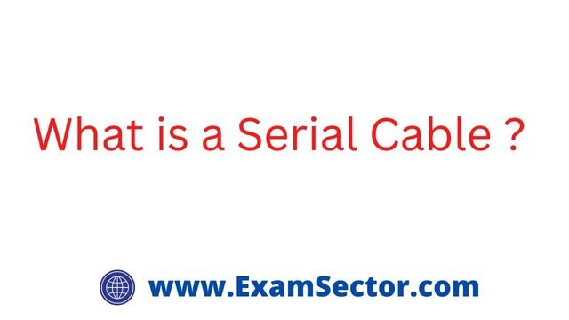 What is a Serial Cable ?