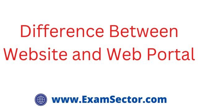 Difference Between Website and Web Portal