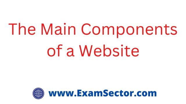 The Main Components of a Website