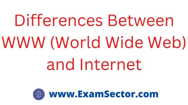 Differences Between WWW (World Wide Web) and Internet