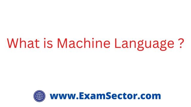 What is Machine Language ?