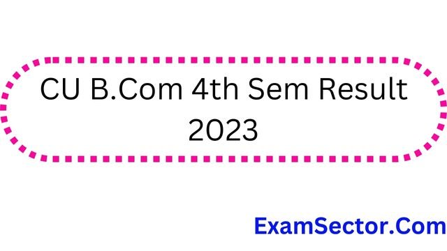 CU B.Com 4th Sem Result 2023 (Link OUT@06 Oct), Calcutta University ...