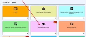 Steps to view PM Kisan Beneficiary Status