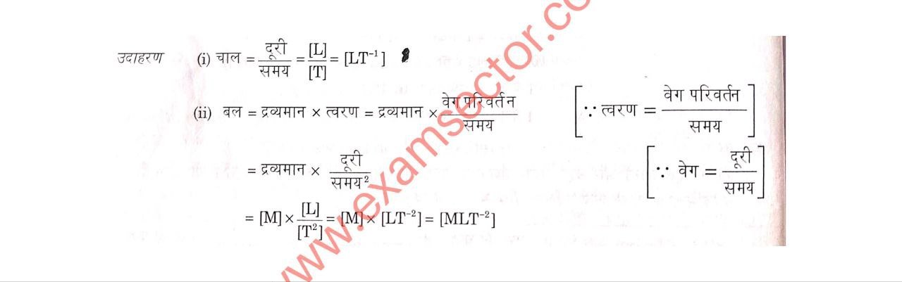 भौतिक राशियों की विमाएँ (Dimensions of Physical Quantities)