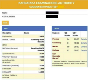 KCET Result 2024 [Link] Karnataka Common Entrance Test Scorecard