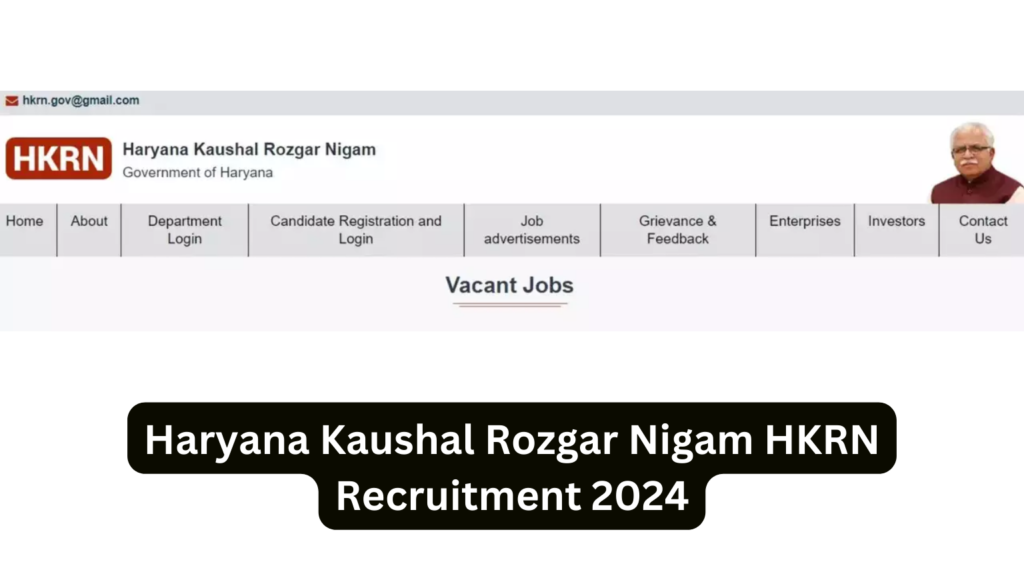 Haryana Kaushal Rozgar Nigam HKRN Recruitment 2024 Notice out and Apply Online